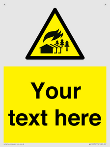 Custom Warning: Large scale fire zone